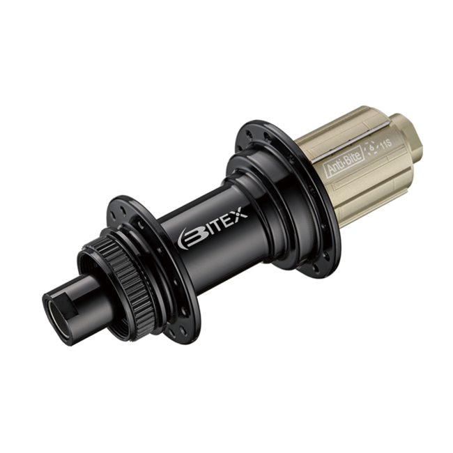 Bitex BX106R Rear Center Lock CL Disc Hub 28H Black 142x12mm