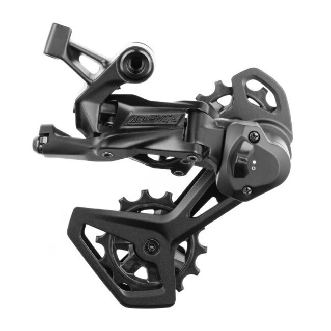 microSHIFT ADVENT X V2 Rear Derailleur - 10-Speed, Medium Cage, Clutch, ADVENT X and Sword Compatible, Black, Ver. 2