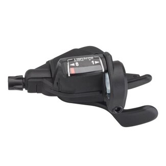 Microshift microShift Mezzo Thumb-Tap Shifter Right Shifter 8-Speed Optical Gear Indicator Shimano Compatible (SL-M315 replacement)