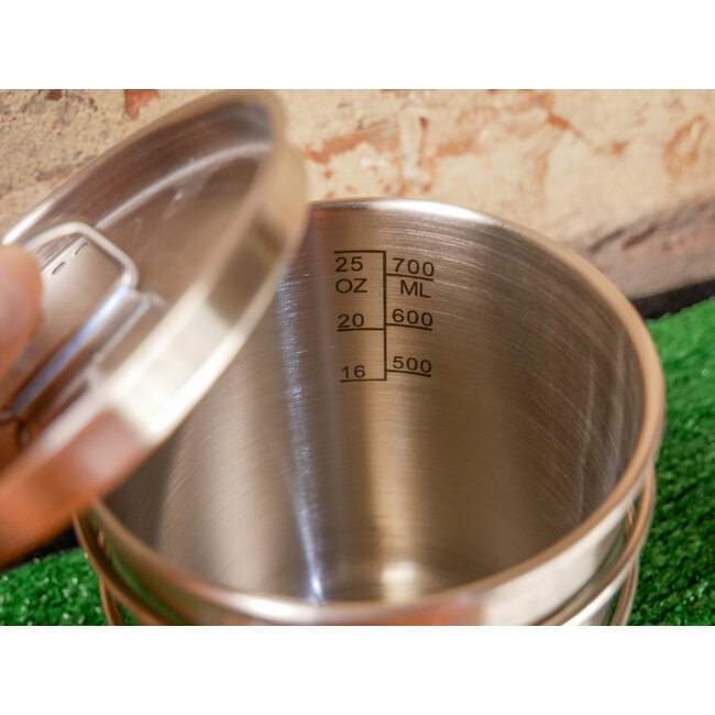 North 49 Stainless Steel Mug-Pot with Lid