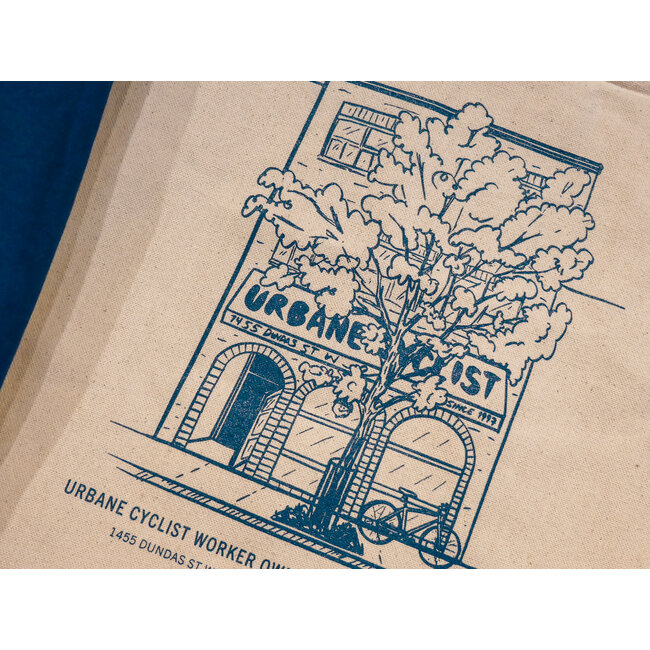 Urbane Cyclist 1455 Dundas St W Tote Bag