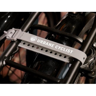 Urbane Cyclist Co-op Gray Urbane Cyclist Nylon Voile Straps - 15"