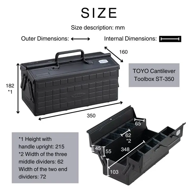 TOYO Cantilever Toolbox ST-350