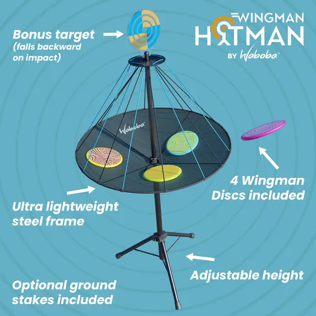 Waboba Wingman Hitman Portable Disc Golf Target