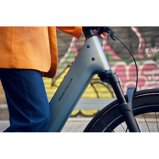 Riese & Muller Nevo5 Vario Core T 600Wh 45cm Slate Grey