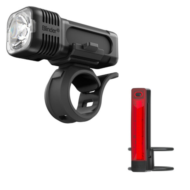 Knog Blinder 400 Front  and Plus Rear Light Combo