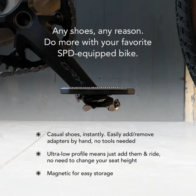 Redshift Mousetrap SPD Pedal Adapter Black/Grey