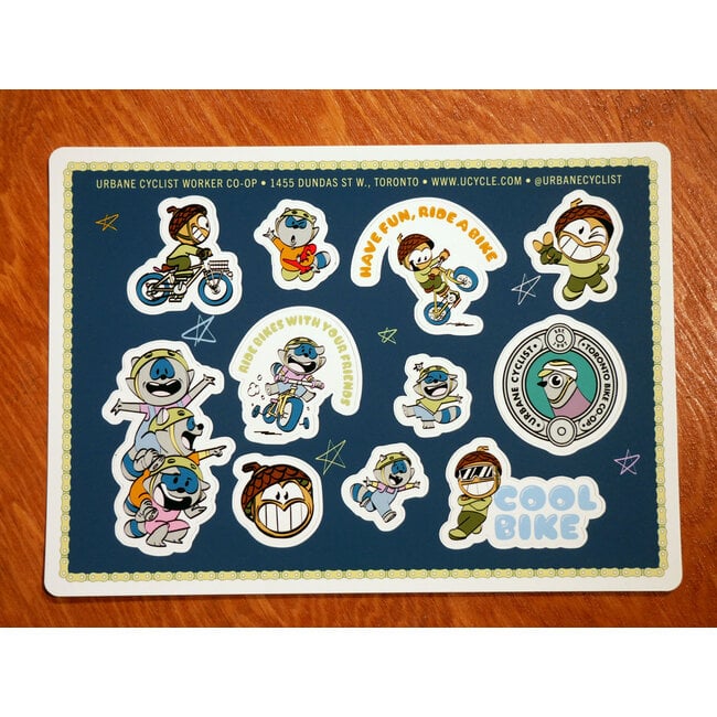 Urbane Shreddy Sticker Sheet