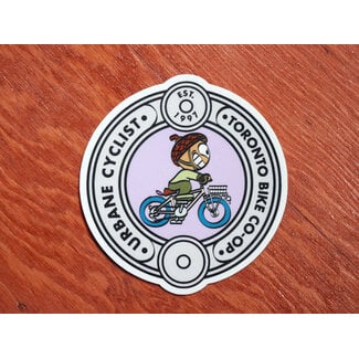 Urbane Cyclist Co-op Urbane Shreddy Ring Sticker
