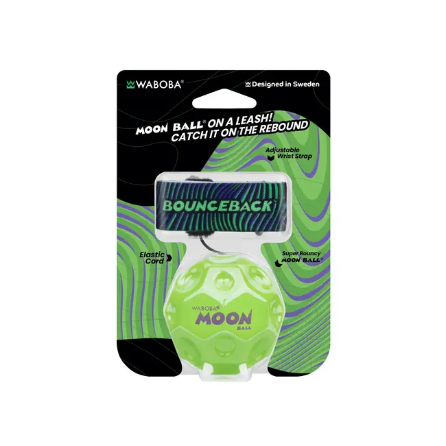 Waboba Bounce Back Moon Ball - Solid Colours
