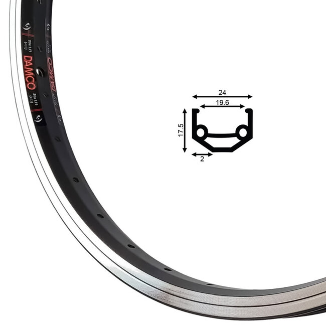 DAMCO Damco Double Wall Rim NMSW