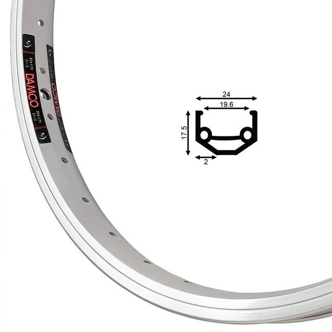 Damco Double Wall Rim NMSW