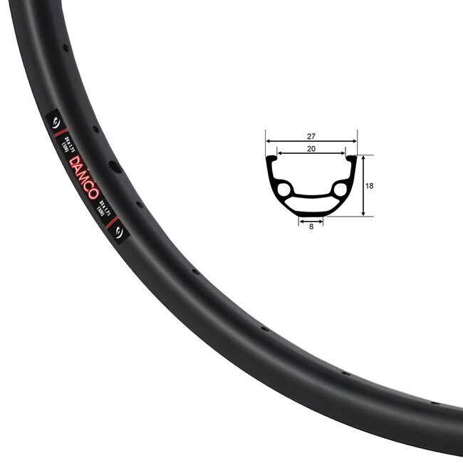 Damco Double Wall Disc Rim