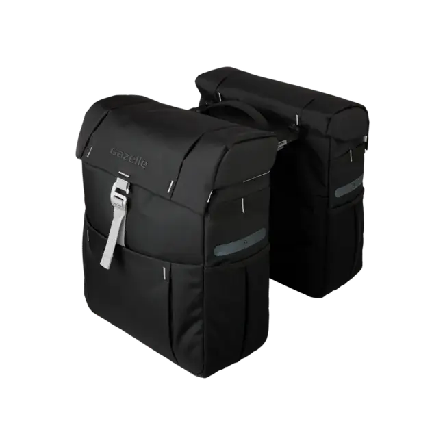 Gazelle Double Pannier MIK Black/Grey 37L