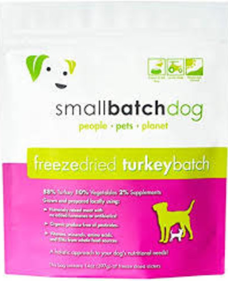 Small Batch Dog Freeze-Dried Turkey Batch Slider 14oz