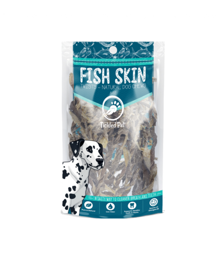 Tickled Pet Cod Fish Skin  Twists 8oz