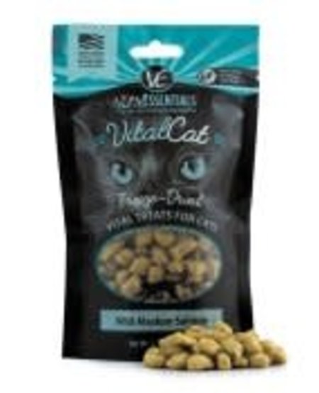 Vital Essentials Cat Freeze-Dried Wild Alaskan Salmon Cat Treats, 1.1 oz