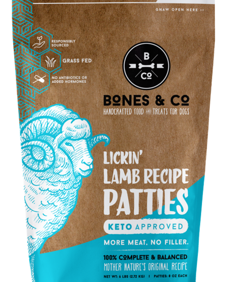 Bones & Co Lamb Patties 6 lb