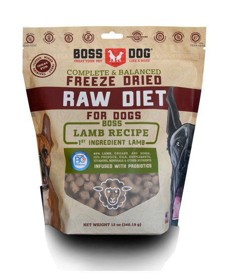 Boss Dog  Freeze Dried Lamb 12oz