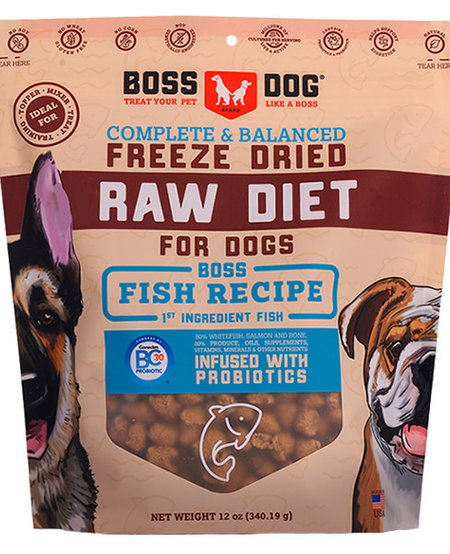 Boss Dog Freeze Dried Fish 12oz