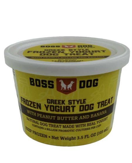 Boss Dog Yogurt Peanut Butter and Banana 3.5 oz