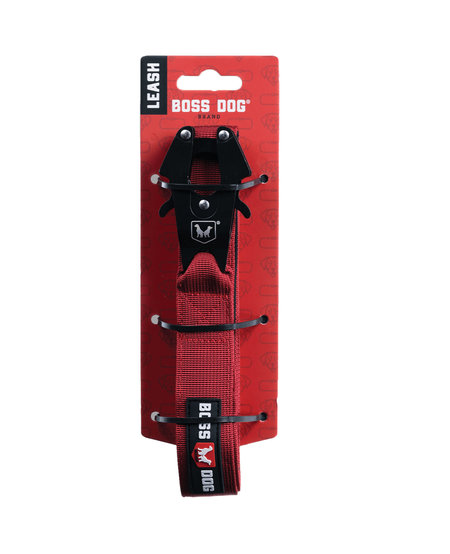 Boss Dog Red 6FT Leash 1"
