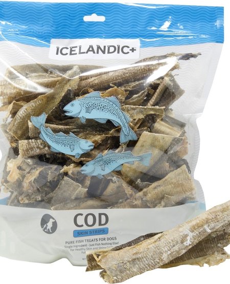 Icelandic Cod Skin Strips 1lb