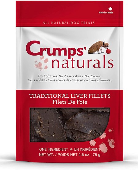 Crumps Traditional Beef  Liver Fillets 2.6oz.