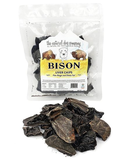 The Natural Dog Company Bison Liver Chips