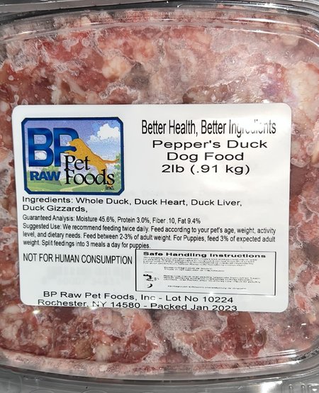 BP Raw- Peppers Duck Blend