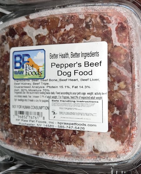 BP Raw- Peppers Beef Blend