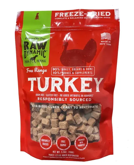 Raw Dynamic- Freeze Dried Turkey 14oz