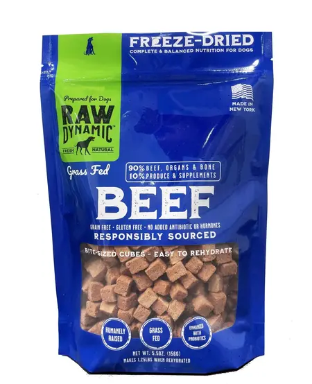 Raw Dynamic- Freeze Dried Beef 14oz