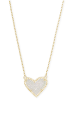 KENDRA SCOTT Ari Heart Gold Necklace