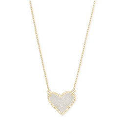 KENDRA SCOTT Ari Heart Gold Necklace