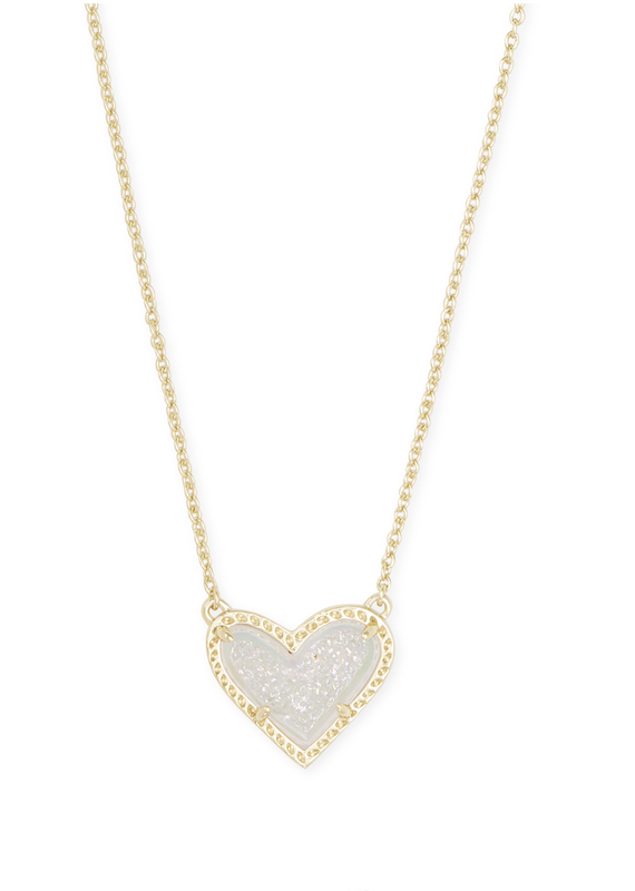 KENDRA SCOTT Ari Heart Gold Necklace
