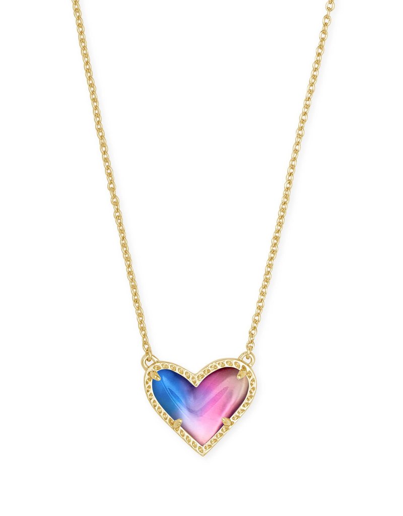 KENDRA SCOTT Ari Heart Gold Necklace