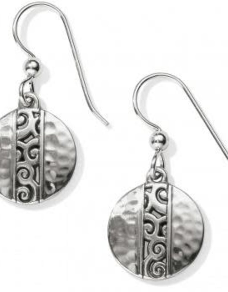Mingle Small Disc French Wire Earrings