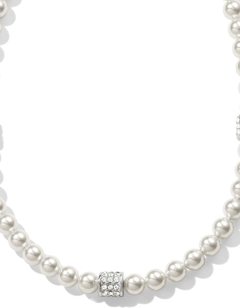 Meridian Petite Pearl Station Necklace