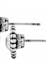 Shimmer Heart Mini Post Earrings