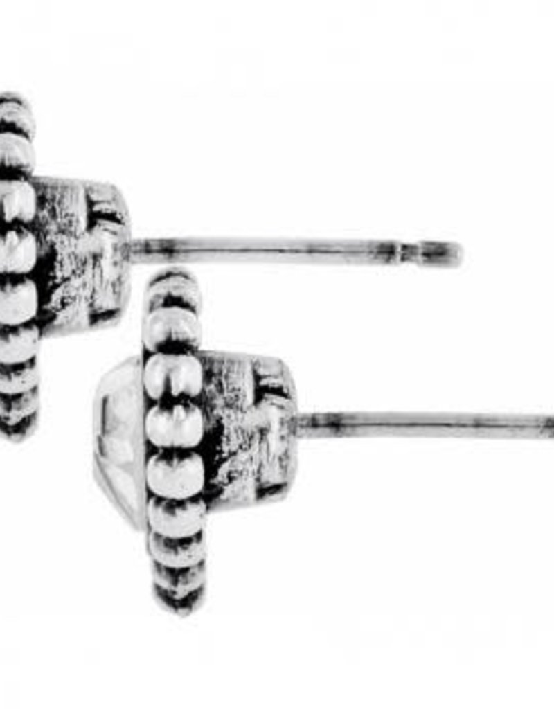 Shimmer Heart Mini Post Earrings