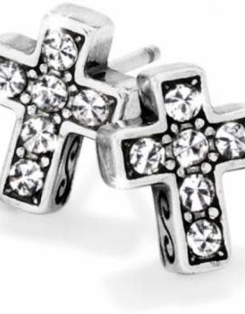 Starry Night Cross Mini Post Earrings