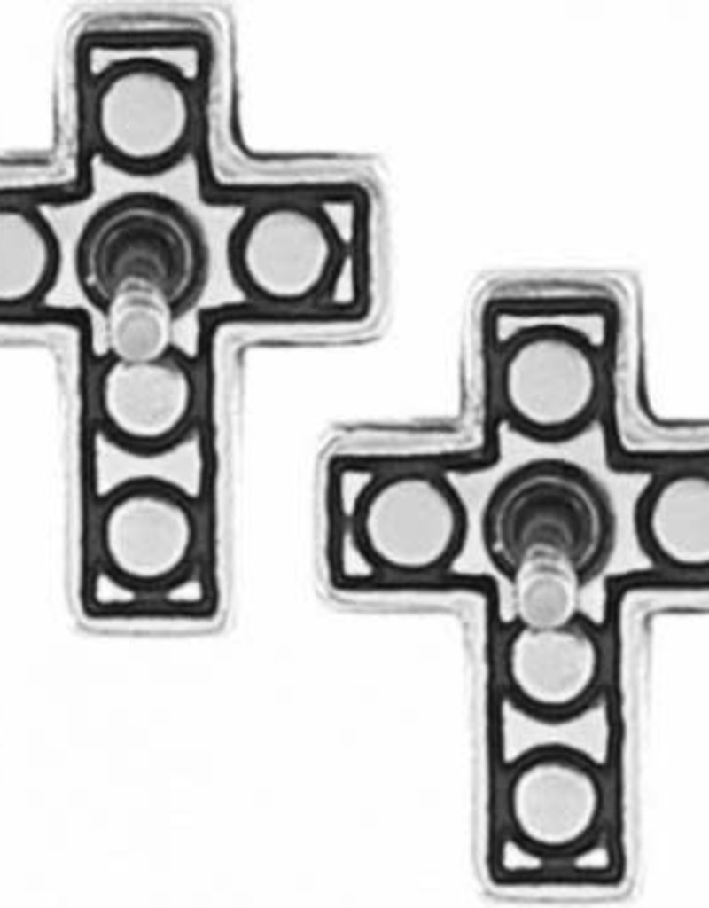 Starry Night Cross Mini Post Earrings