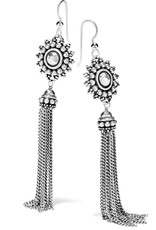 Telluride Sunburst Tassel French Wire Earrings
