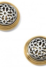 Ferrara Two-Tone Post Earrings