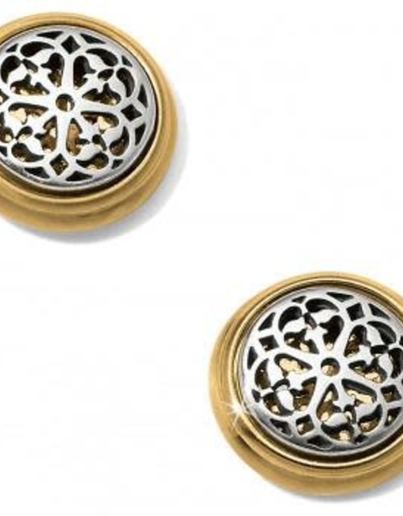 Ferrara Two-Tone Post Earrings