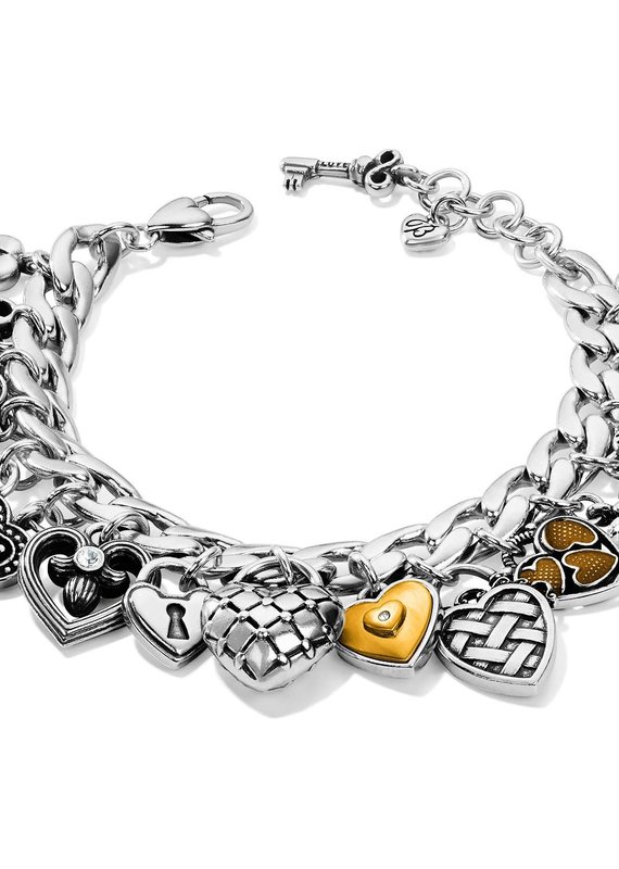 One Heart Charm Bracelet