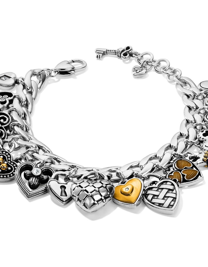 One Heart Charm Bracelet