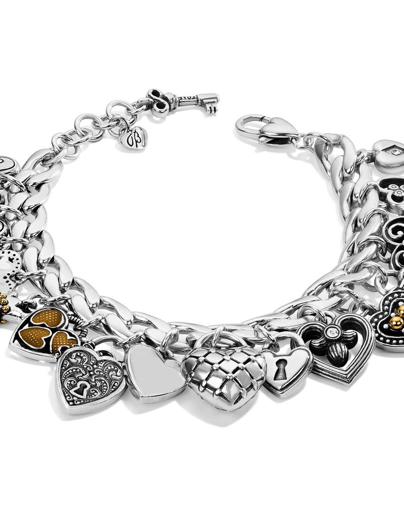 One Heart Charm Bracelet