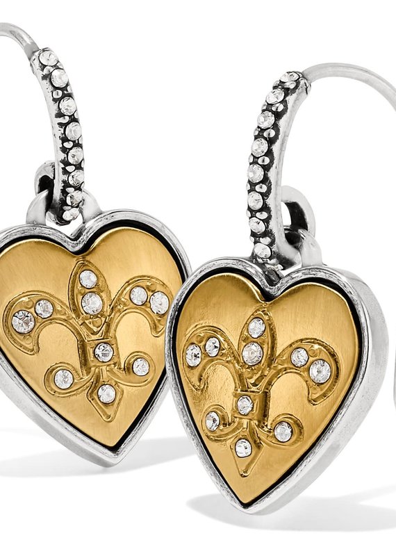 One Heart French Wire Earrings